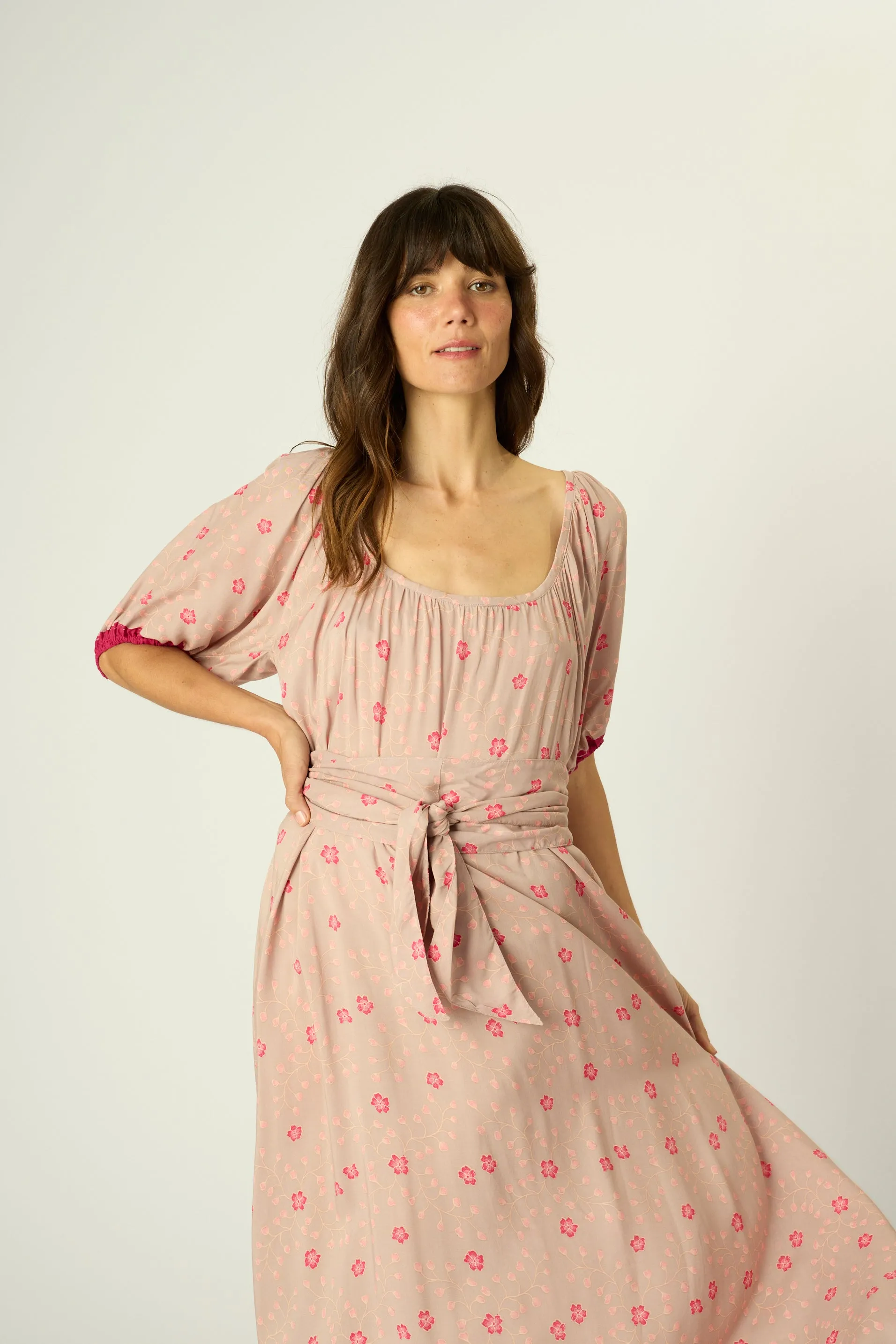 VIVI DRESS WITH SASH