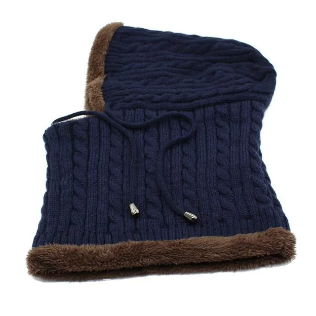 West Louis™ Winter Knitted Hat Beanie Scarf