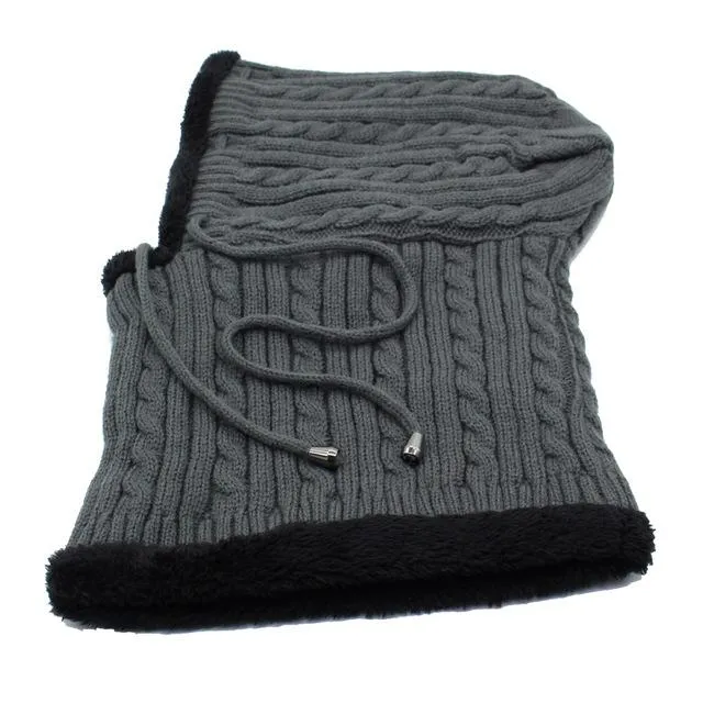 West Louis™ Winter Knitted Hat Beanie Scarf