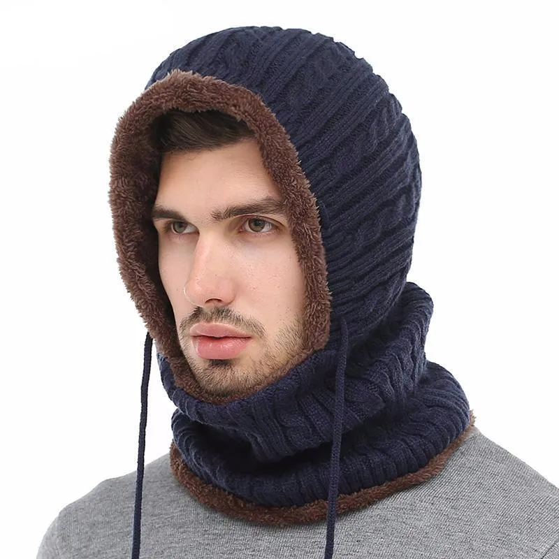 West Louis™ Winter Knitted Hat Beanie Scarf