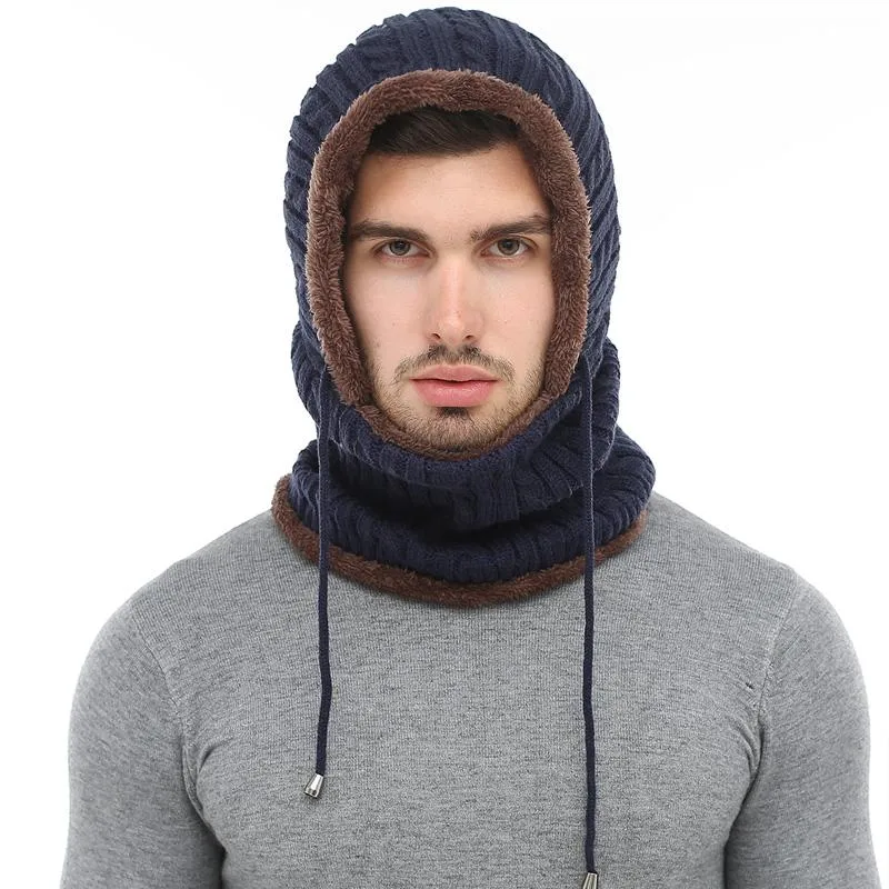 West Louis™ Winter Knitted Hat Beanie Scarf