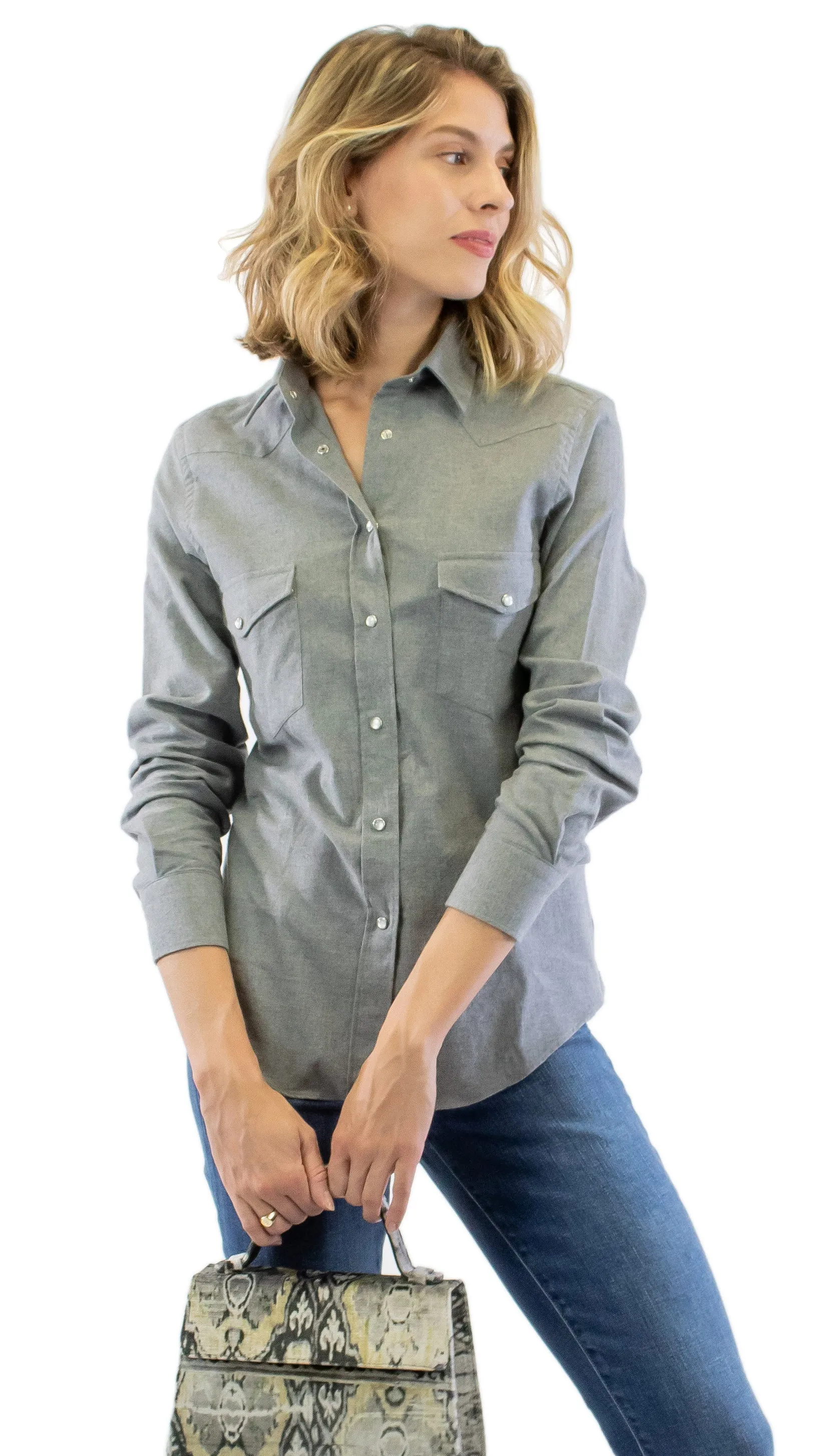 Western Donna - Gray Flannel