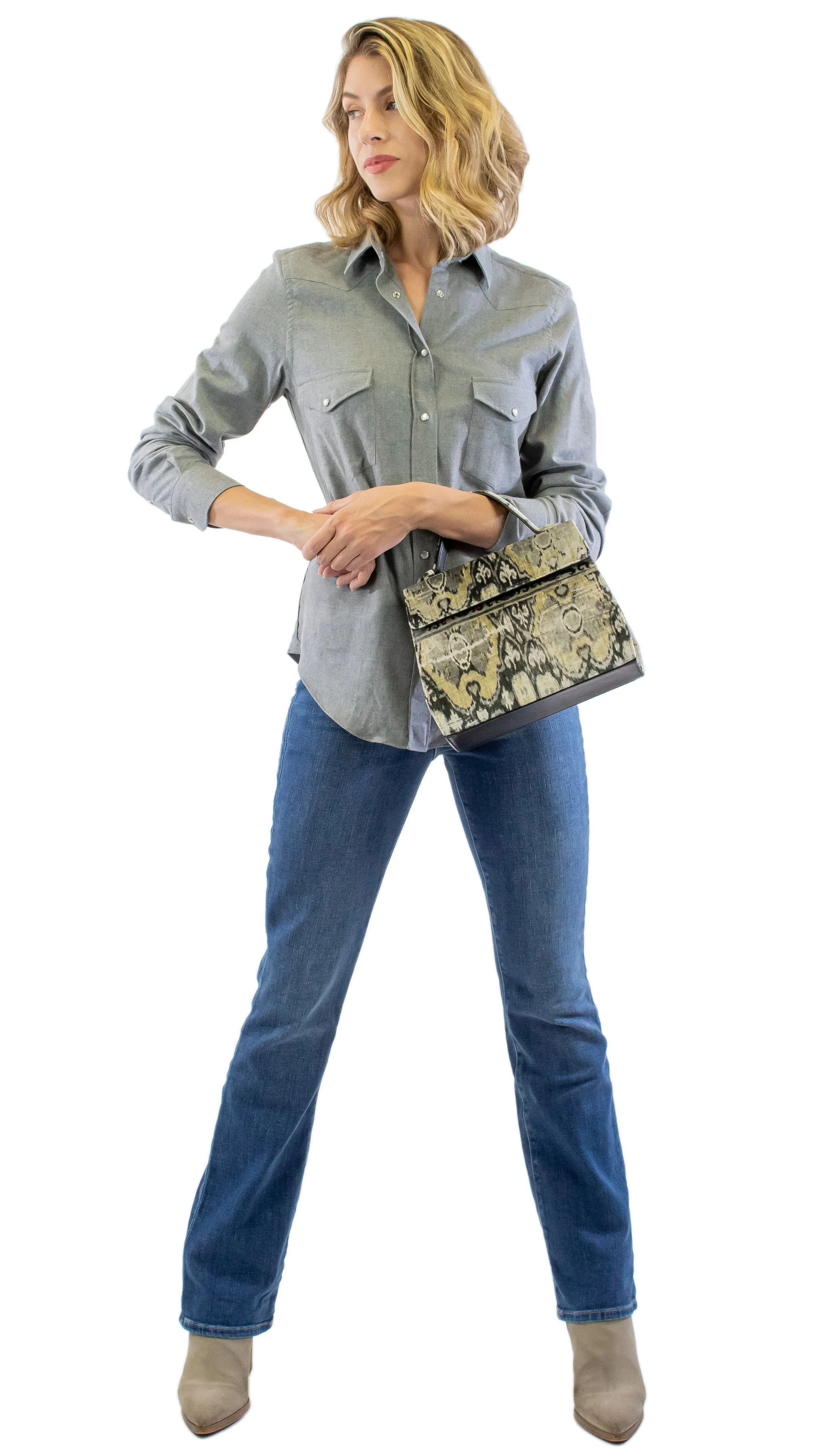 Western Donna - Gray Flannel