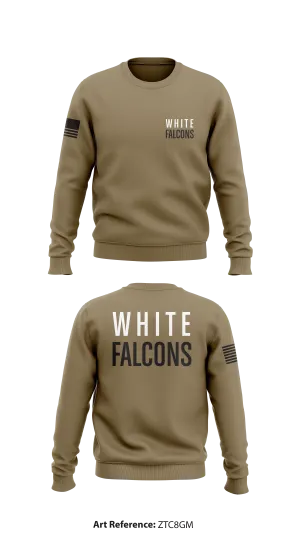 White falcons  Store 1 Core Men's Crewneck Performance Sweatshirt - ZTC8gm