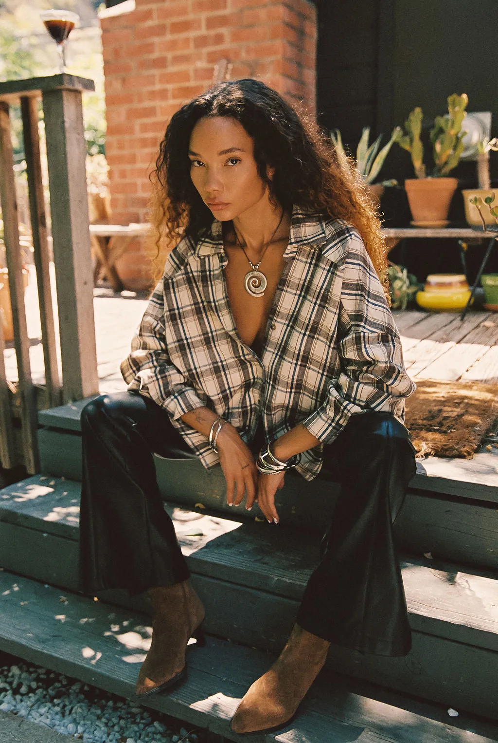 Williamsburg Beige Plaid Flannel