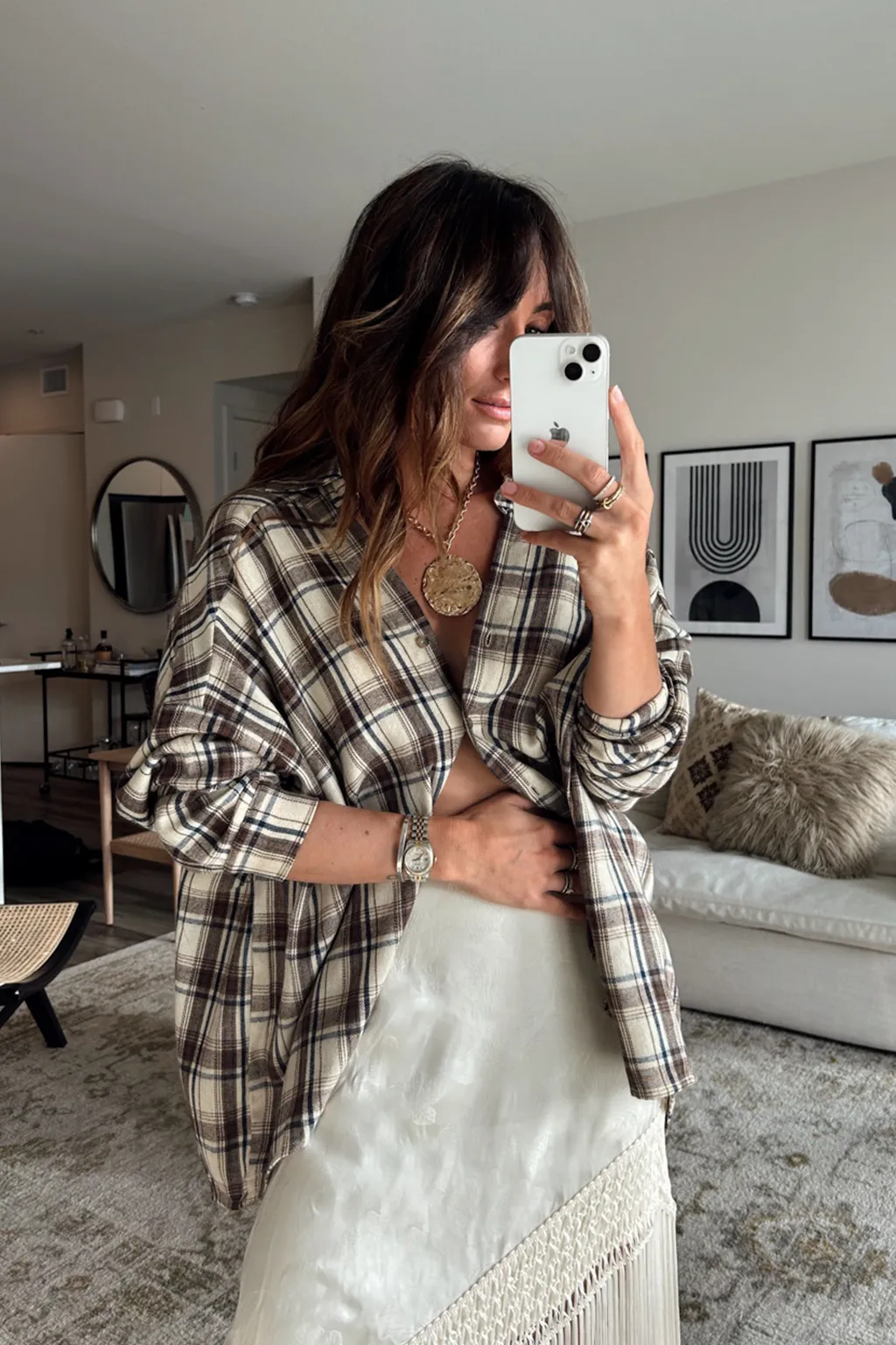 Williamsburg Beige Plaid Flannel