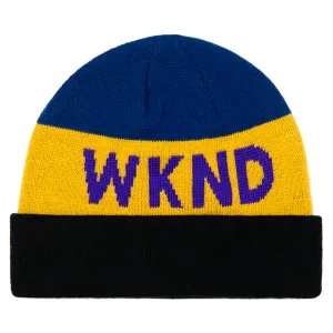 WKND - Collision Beanie Black/Yellow