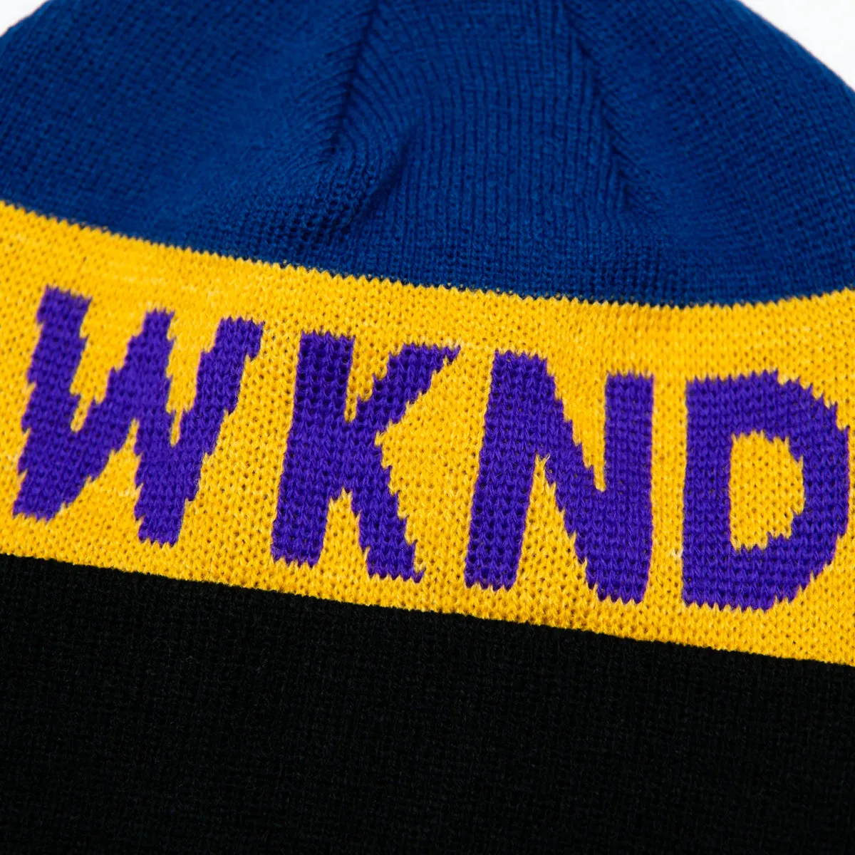 WKND - Collision Beanie Black/Yellow