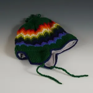 Wool Hat w/ Ears - Forest