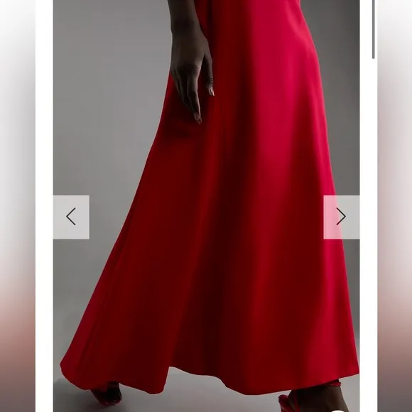 Worn 1x Karen Millen red maxi skirt