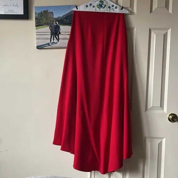 Worn 1x Karen Millen red maxi skirt