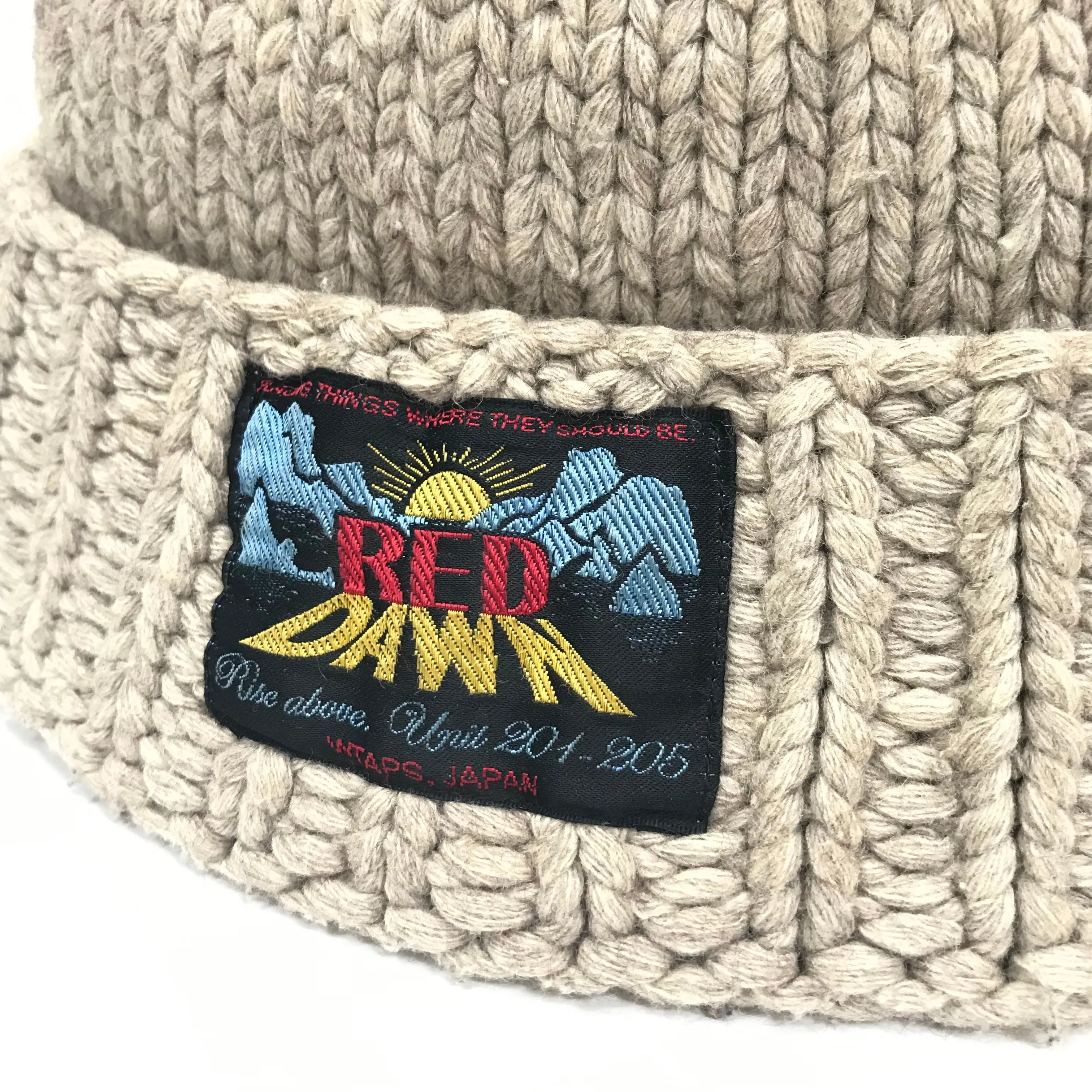 WTaps 08AW Red Dawn Heavy Knit Beanie