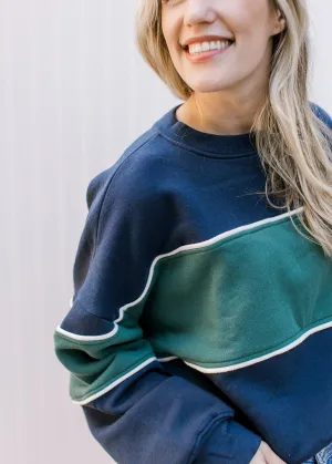 XZ Navy Throwback Sweatshirt