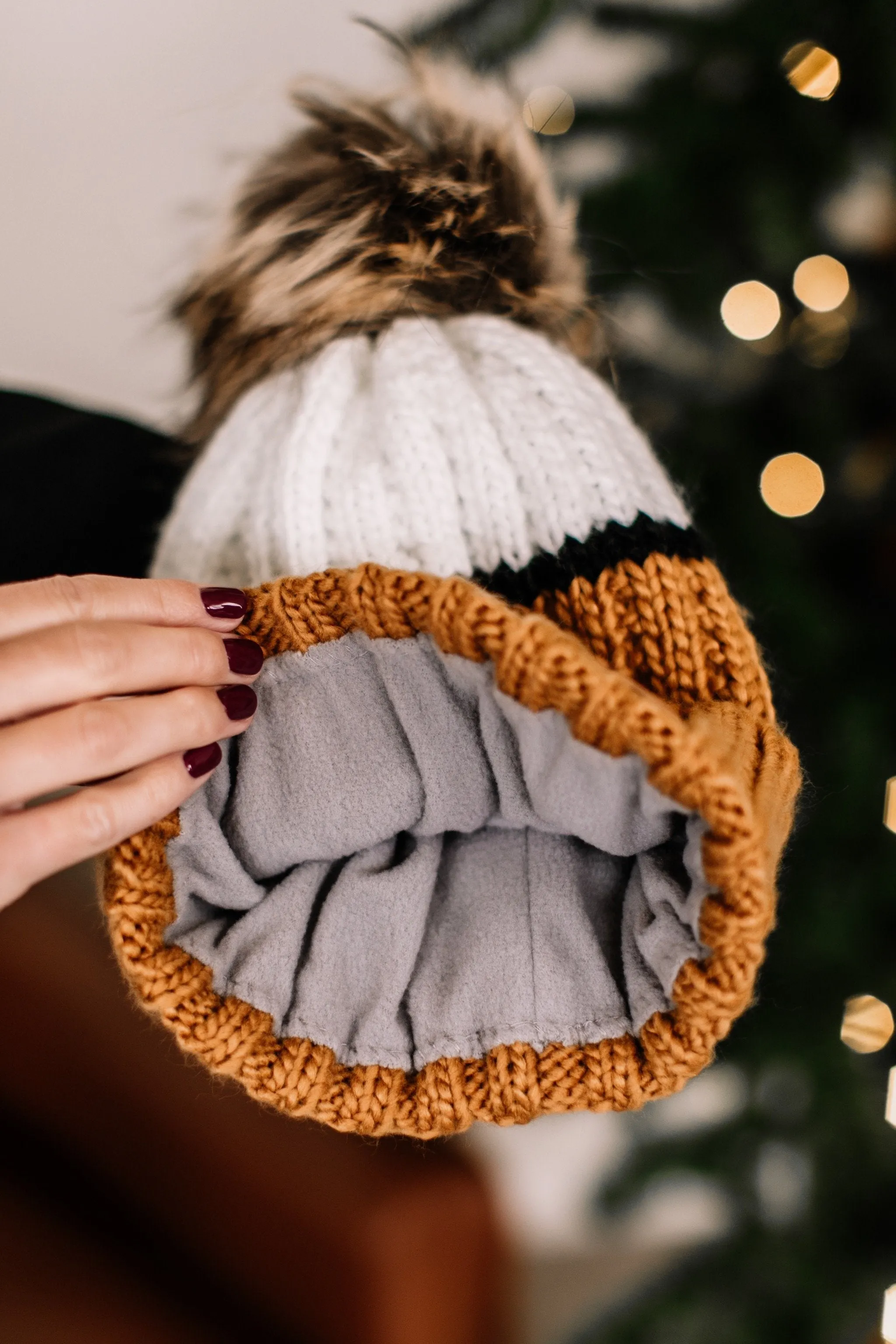 You Hat Me At Hello In Gold, Ivory & Black